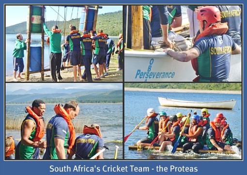 The Proteas SA'S cricket team challenge